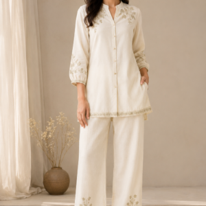 Ivory Grace Cotton Co-Ord Set